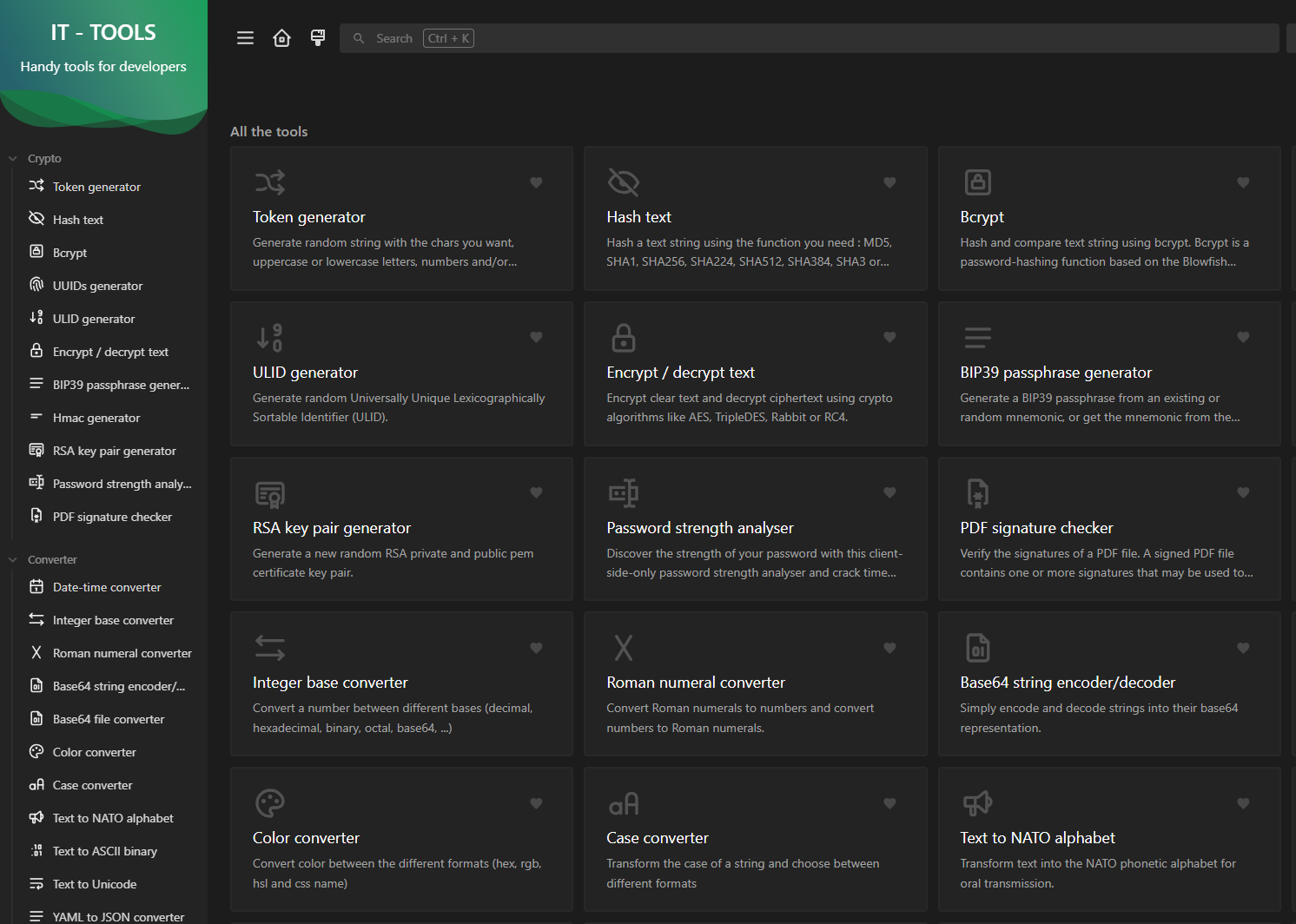 IT-Tools Screenshot